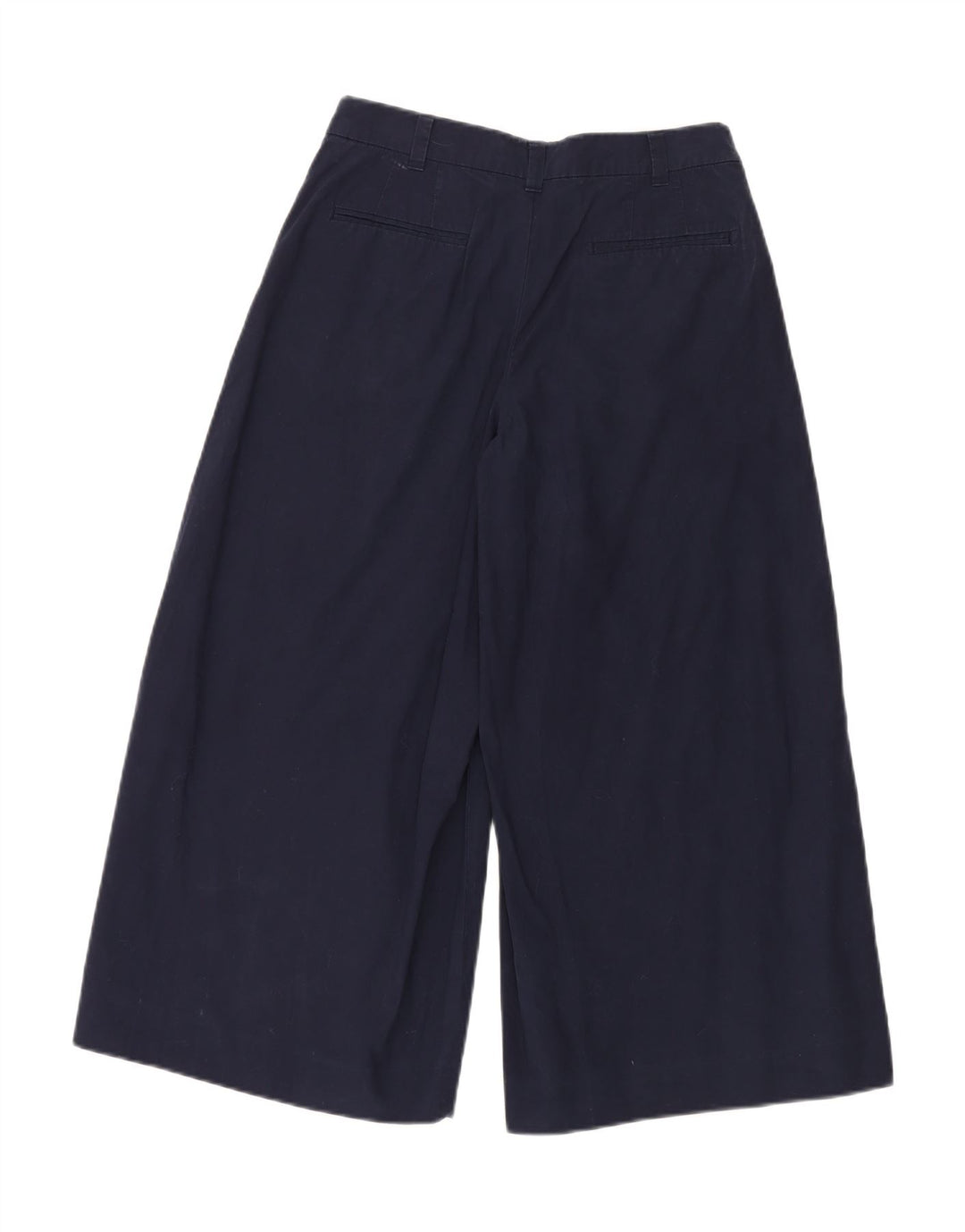 Calça feminina RALPH LAUREN com pernas largas EUA 2 XS W28 L24 Azul marinho