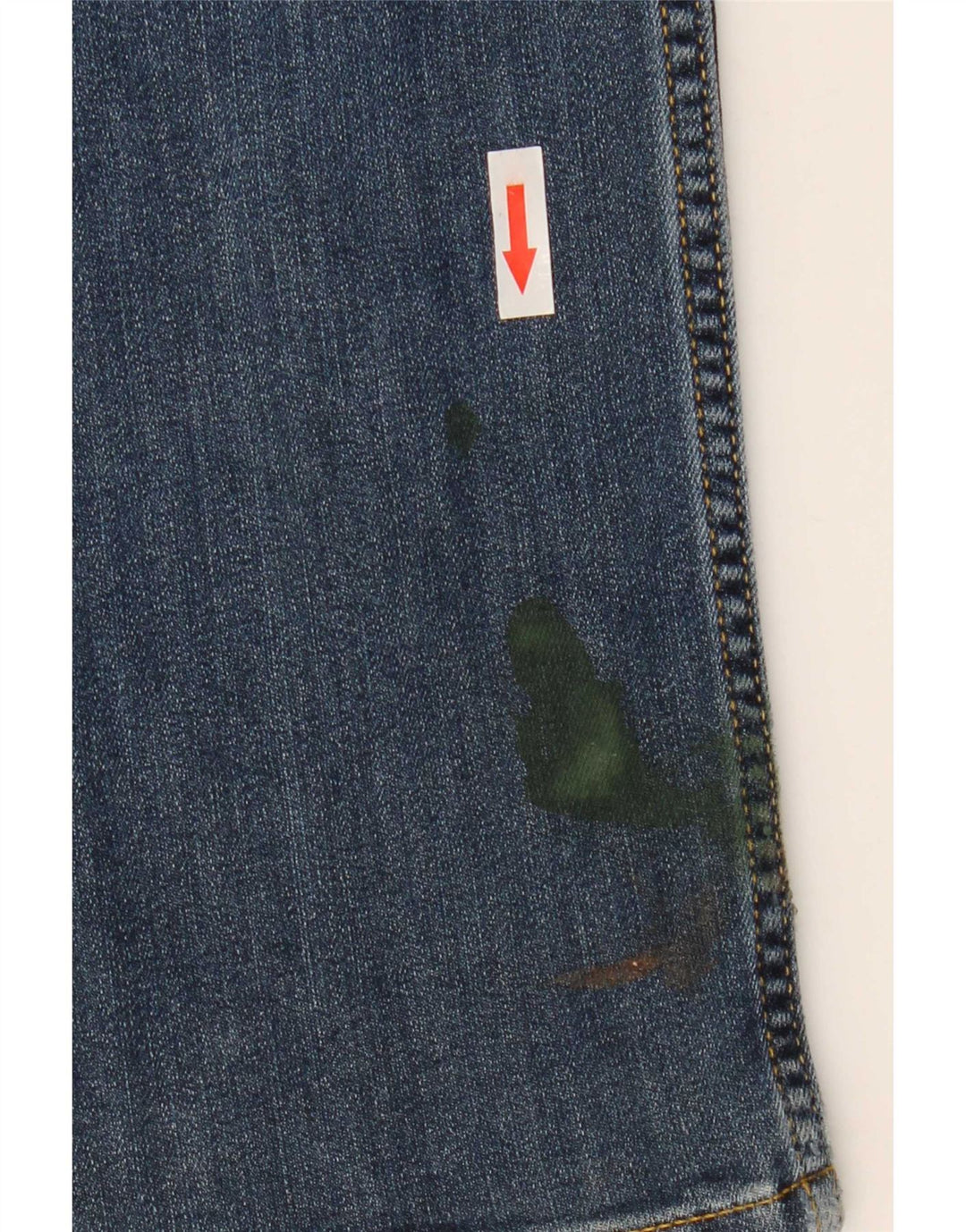 Lee Mens Brooklyn Straight Jeans W36 L30 Azul Algodão