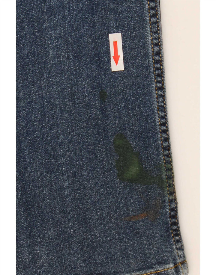 Lee Mens Brooklyn Straight Jeans W36 L30 Azul Algodão