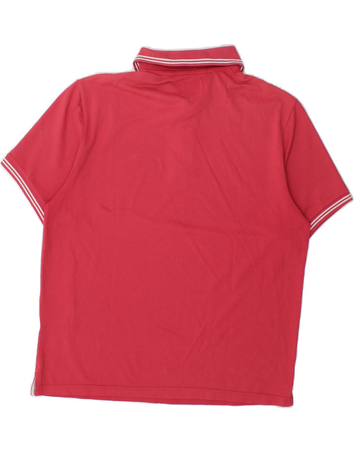 CHAMPION Mens Easy Fit Polo Shirt Medium Pink Vintage Champion and Second-Hand Champion from Messina Hembry 