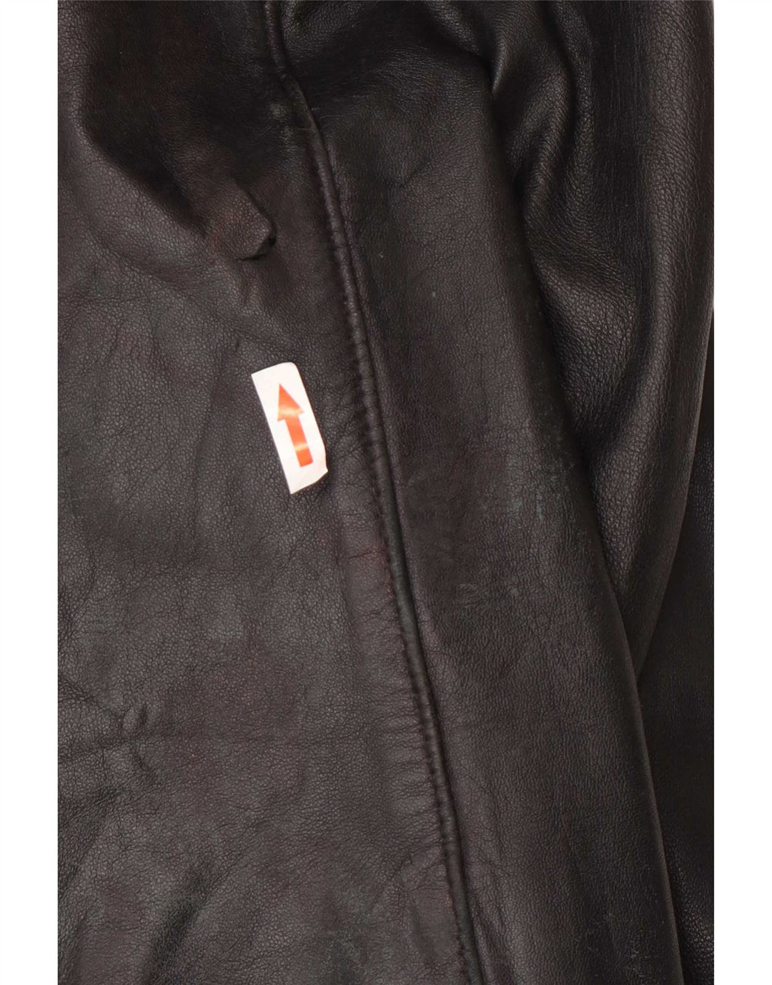 Casaco feminino de couro grande com capuz Kiros IT 48 XL preto