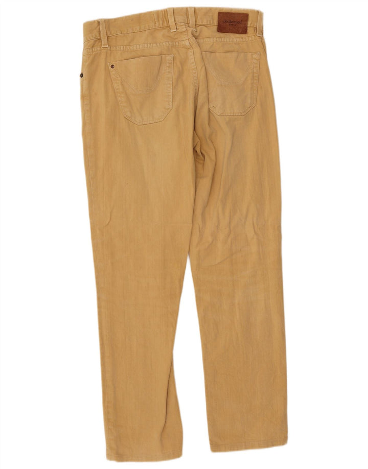 Calça jeans feminina Jeckerson W31 L29 bege