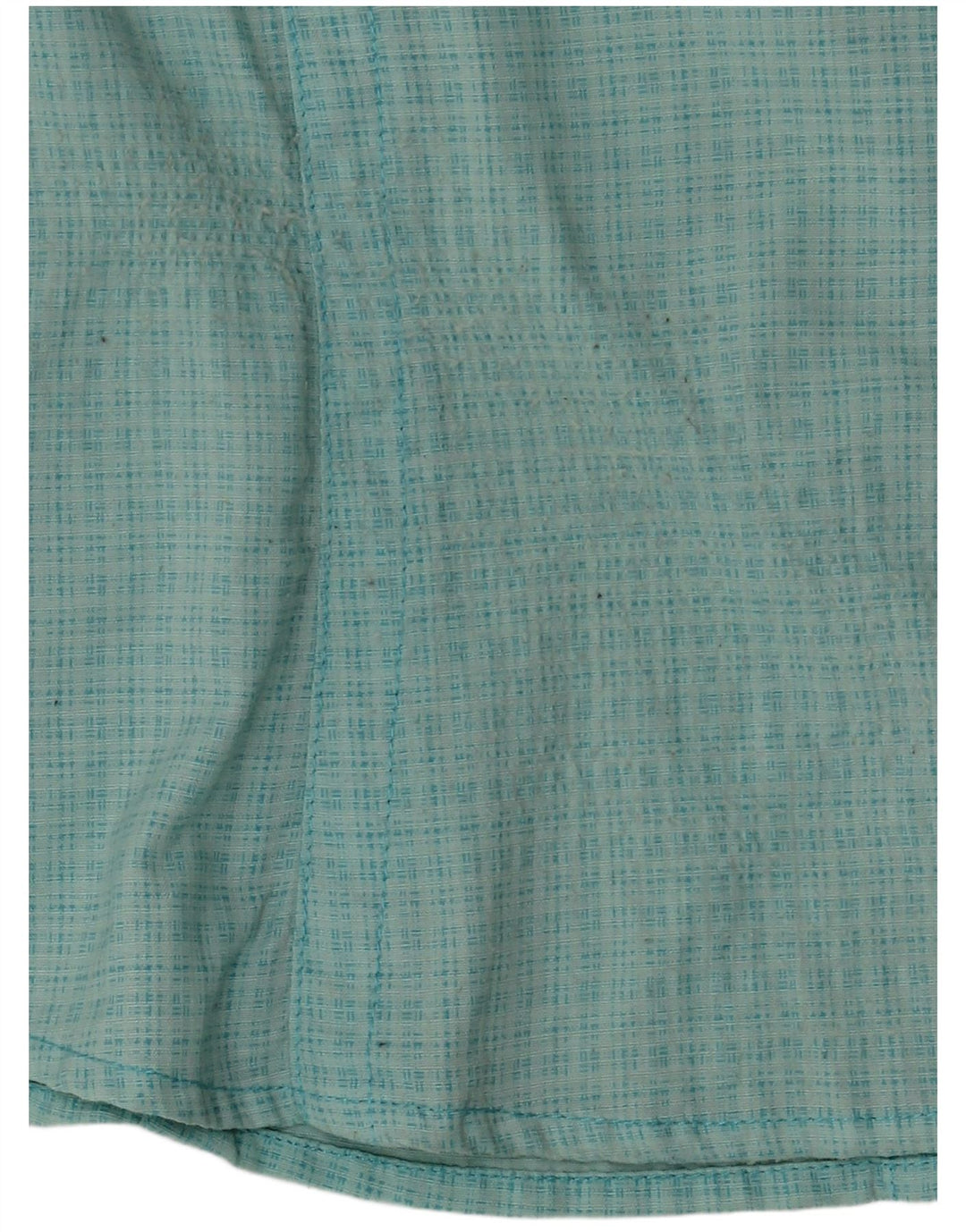 Camisa feminina de manga curta THE NORTH FACE Reino Unido 14 xadrez médio turquesa