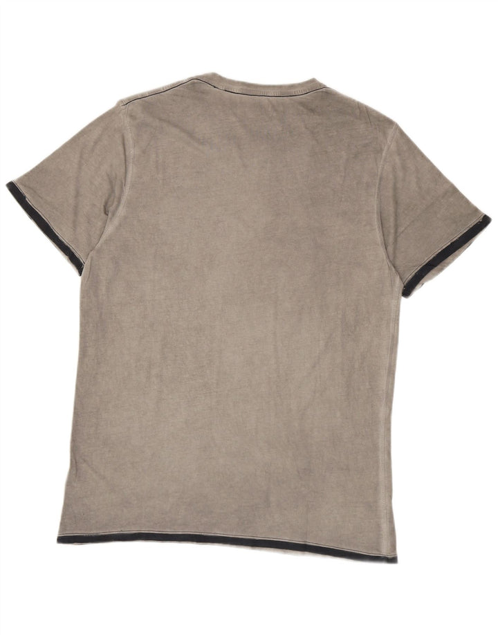 Camiseta masculina Guess grande algodão cinza