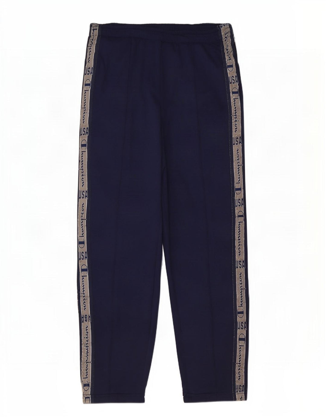Calça de treino masculina Champion Graphic grande bloco colorido azul marinho