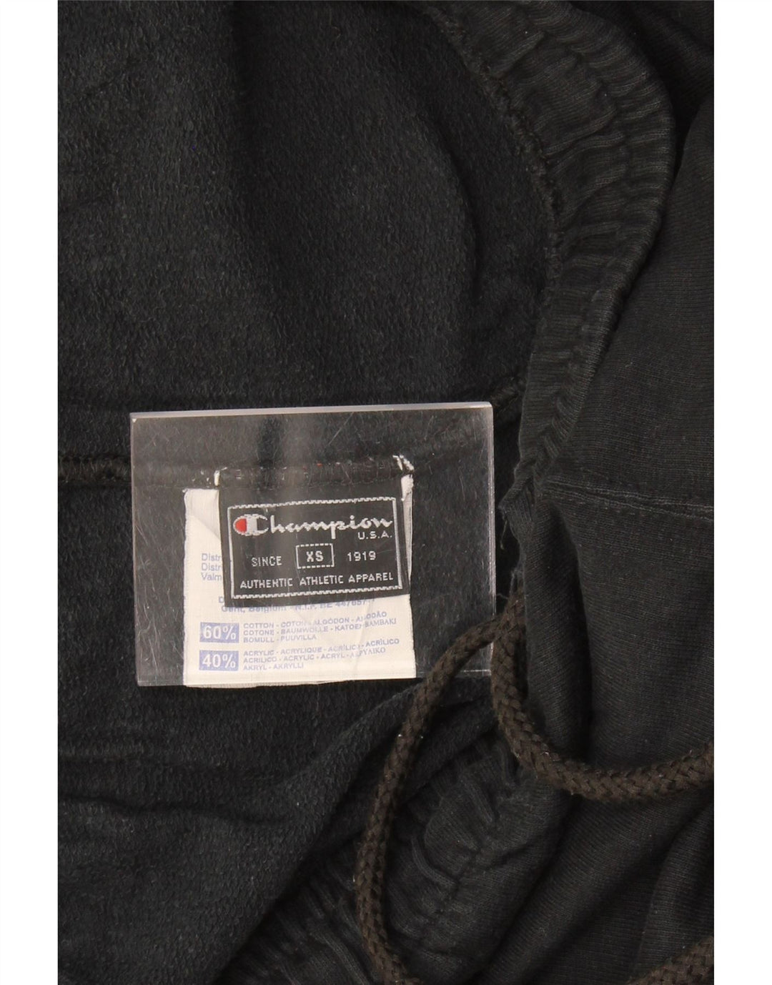 Calça de treino masculina CHAMPION XS algodão preto