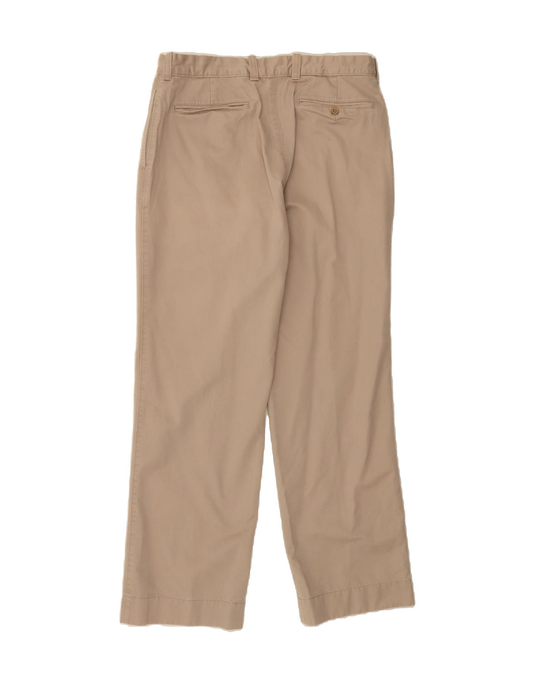EDDIE BAUER Mens Straight Chino Trousers W36 L32 Beige Cotton Vintage Eddie Bauer and Second-Hand Eddie Bauer from Messina Hembry 