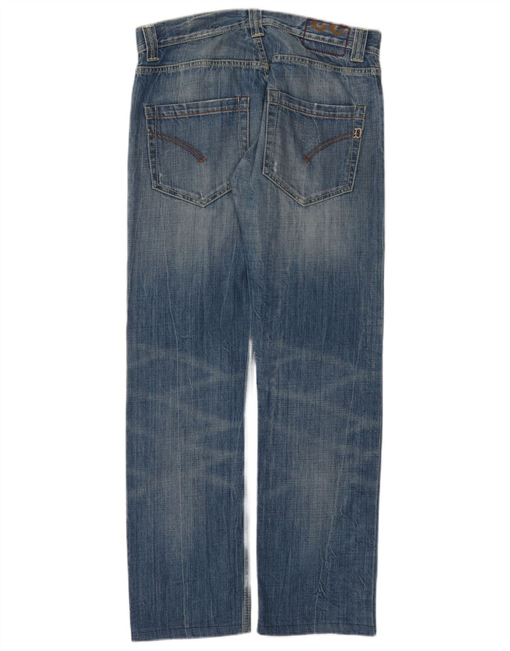 Dondup Jeans retos femininos desgastados W32 L30 algodão azul