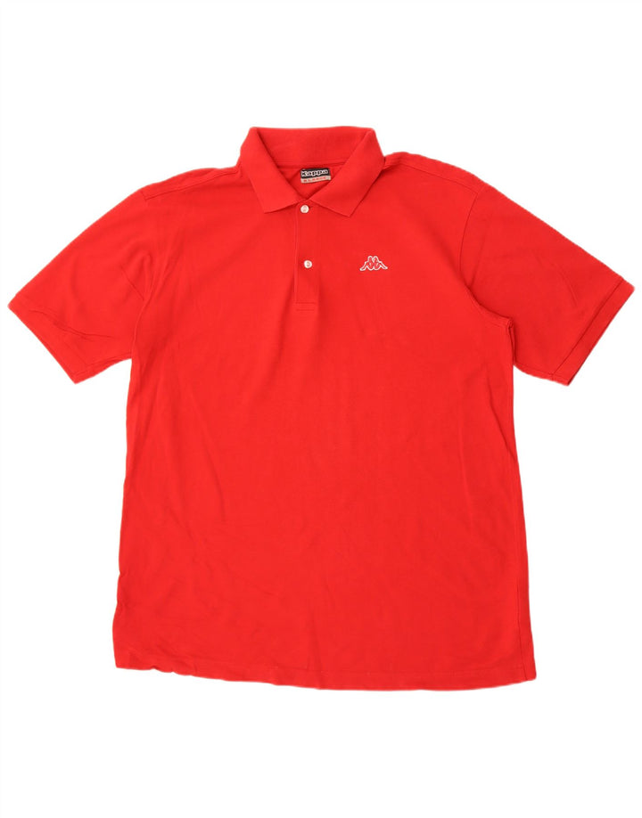 Camisa polo masculina Kappa XL algodão vermelho