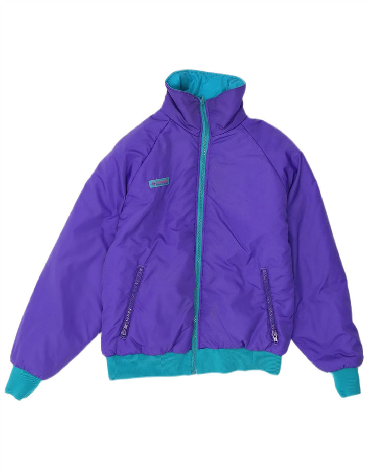 Jaqueta acolchoada feminina COLUMBIA UK 16 grande roxo
