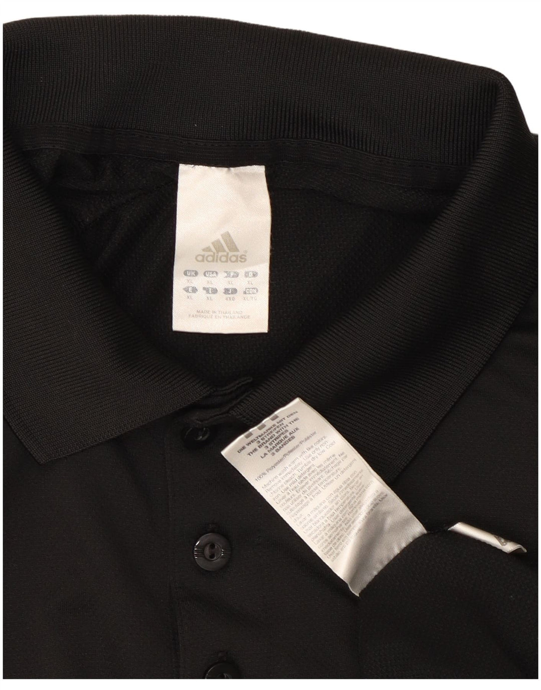 Adidas Mens Climacool Polo Shirt XL Preto Poliéster