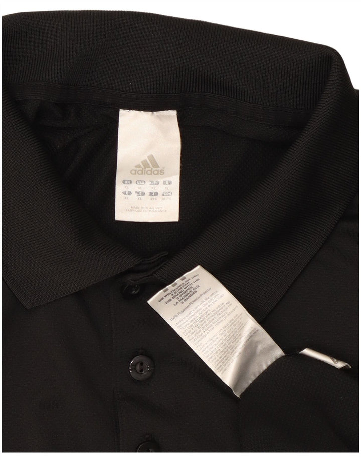 Adidas Mens Climacool Polo Shirt XL Preto Poliéster