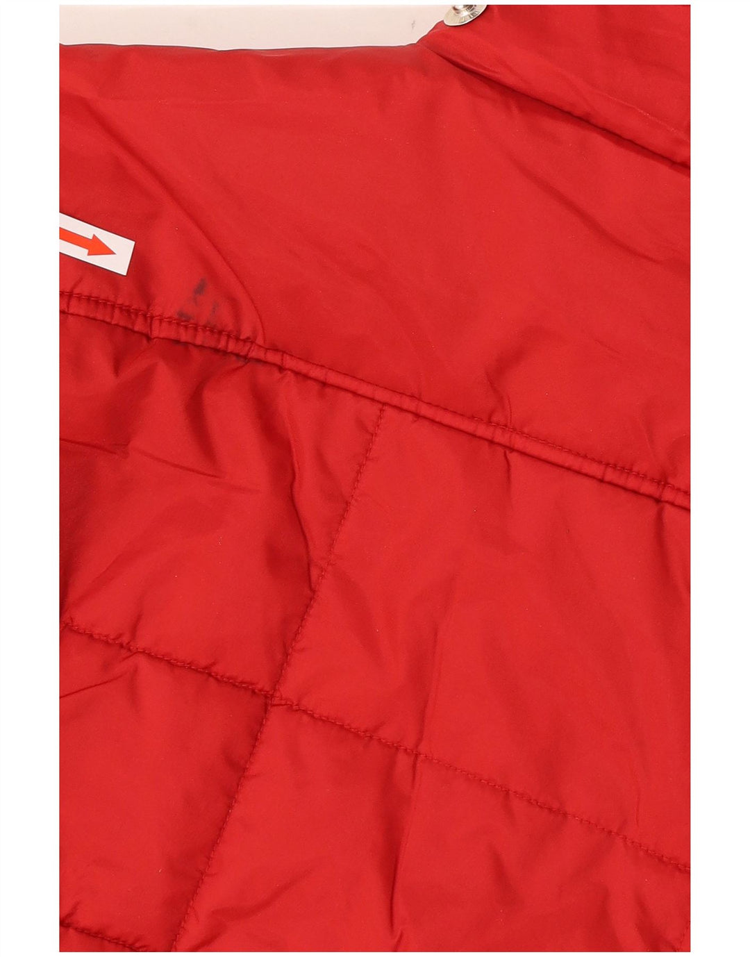 Zara Womens Trafaluc Jaqueta Acolchoada Reino Unido 16 Grande Vermelho