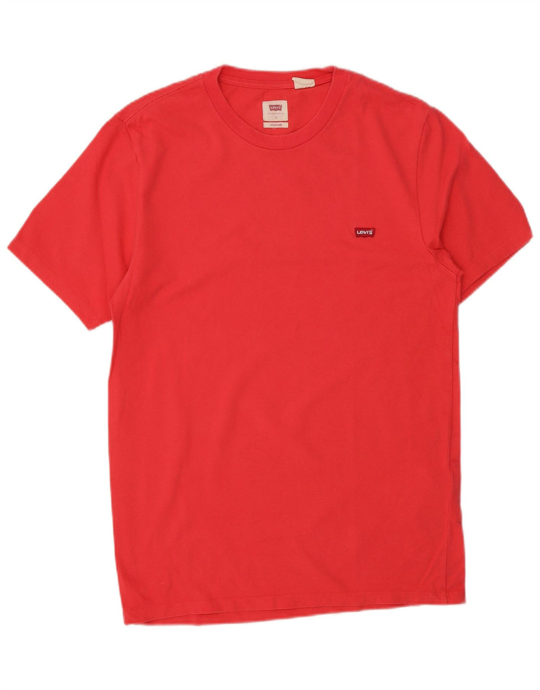 Camiseta masculina padrão LEVI'S top pequeno algodão vermelho