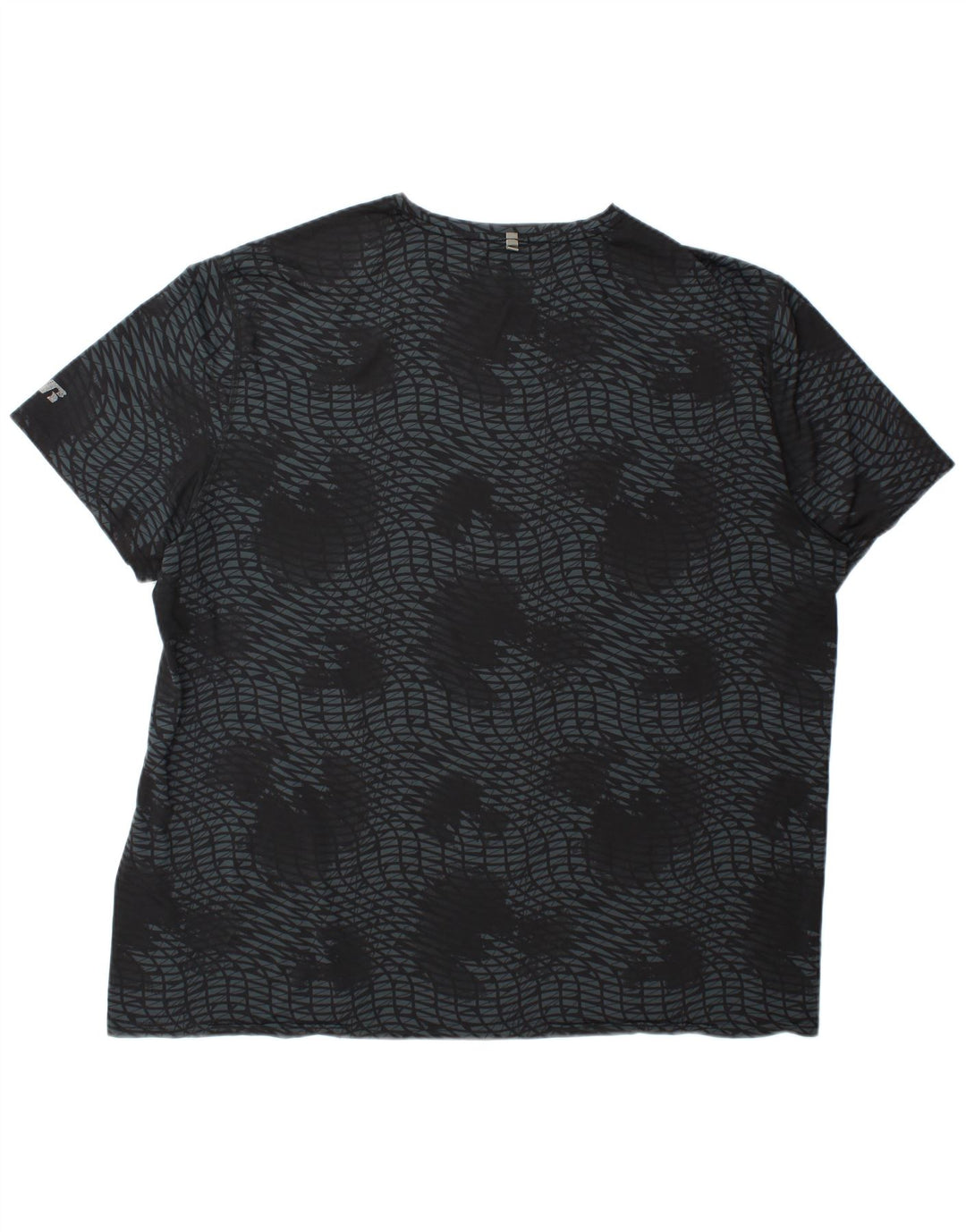 RUSSELL ATLÉTICO Masculino Dri-Power Camiseta Top 2XL Poliéster Geométrico Cinza