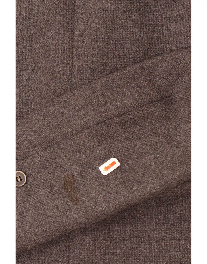 Jaqueta blazer masculina de 3 botões Peter & Sons IT 50 grande lã cinza