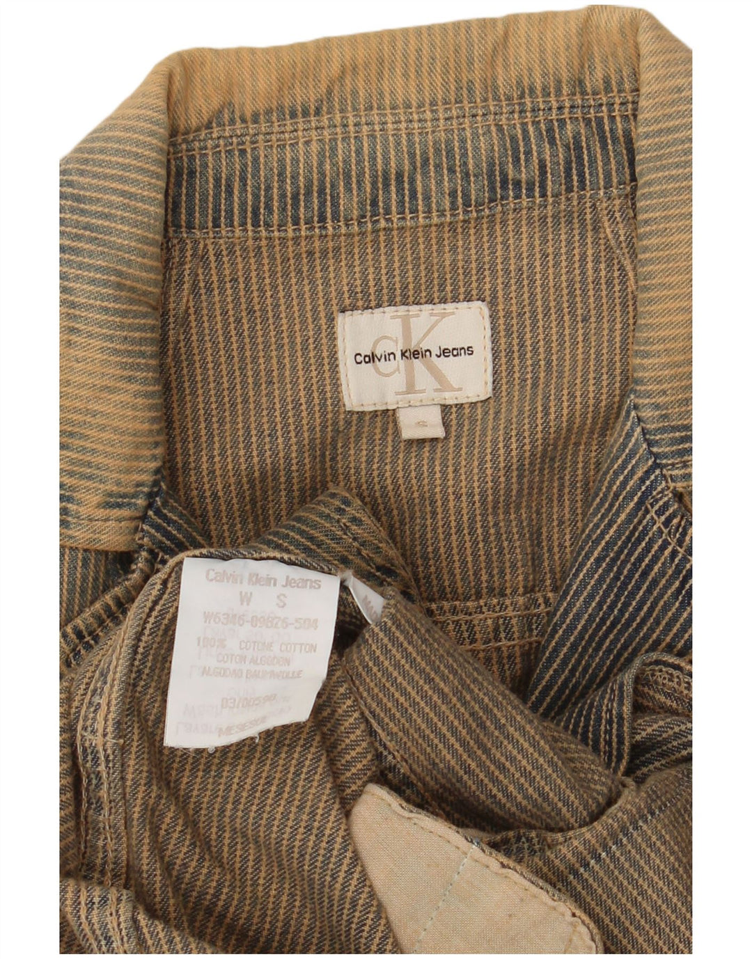 Jaqueta Blazer Calvin Klein Jeans Feminina 3 Botões Reino Unido 10 Pequeno Azul