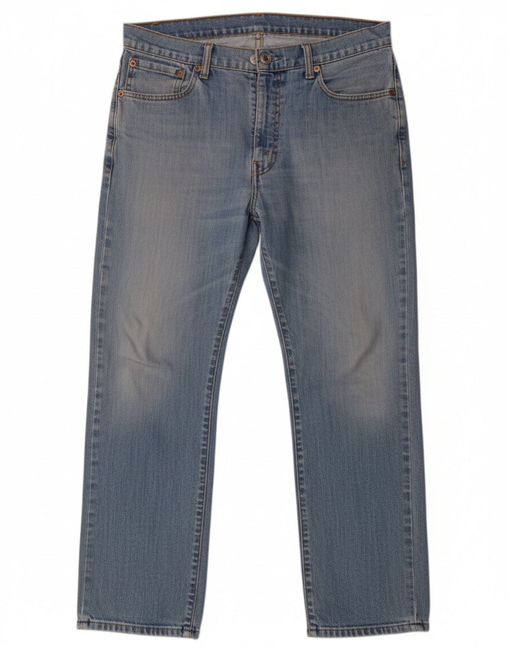 LEVI'S Masculino 751 Straight Jeans W34 L28 Azul Algodão