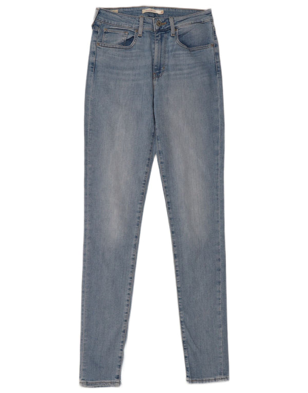 Calça jeans skinny feminina Levi's 721 cintura alta W27 L32 algodão azul