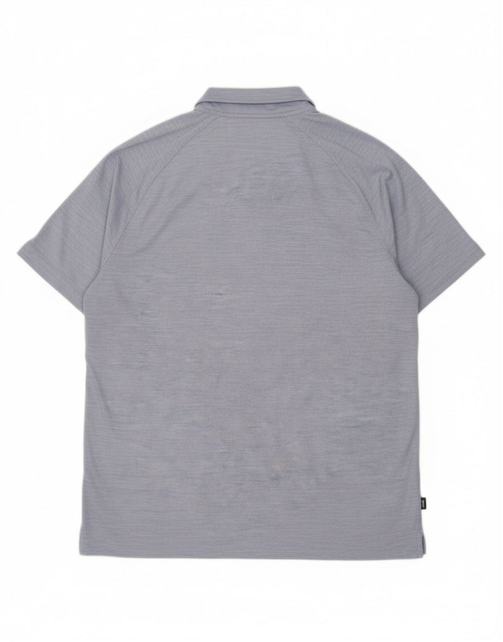 Camisa polo masculina HURLEY grande poliéster azul