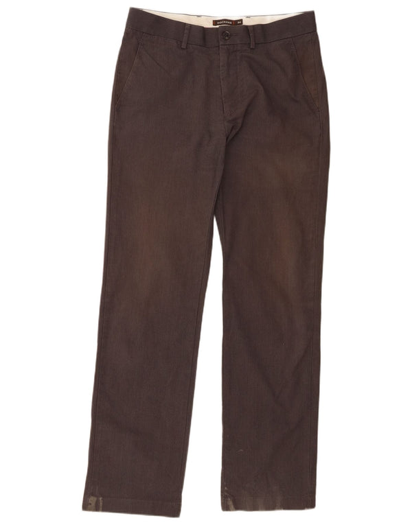 Calça jeans masculina Dockers reta W31 L32 algodão listrado cinza