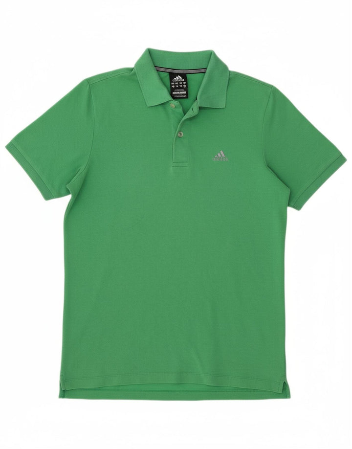 ADIDAS Mens Clima 365 Polo Shirt Medium Green Cotton