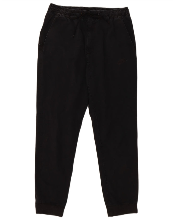 Calça de treino masculina Nike joggers grande algodão preto