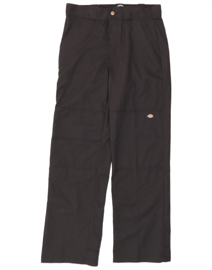 Calças cargo retas masculinas Dickies W30 L32 poliéster preto