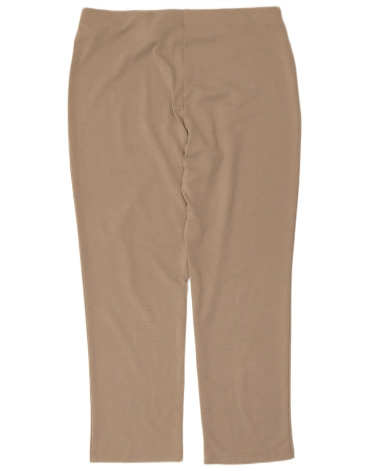 Calça de treino feminina MARKS & SPENCER UK 18 XL bege poliéster