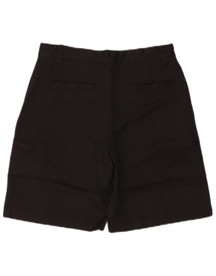 Shorts cargo masculino Izod W30 poliéster preto médio