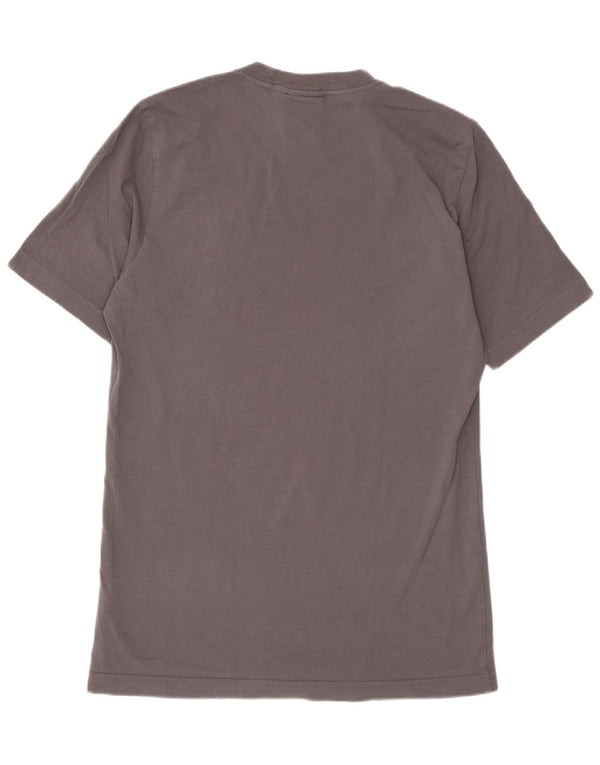 Adidas Mens Camiseta Top XS Algodão Cinza