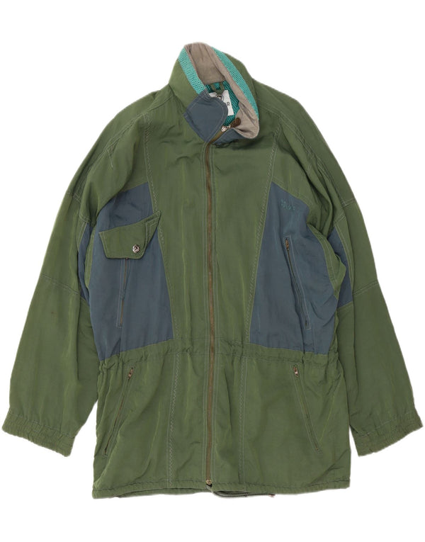 Jaqueta de chuva masculina Colmar UK 40 grande poliamida colorblock verde