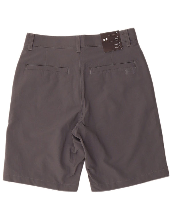 Under Armour Mens Chino Shorts W30 Poliéster Cinza Médio
