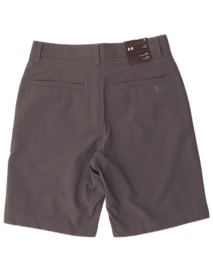 Under Armour Mens Chino Shorts W30 Poliéster Cinza Médio