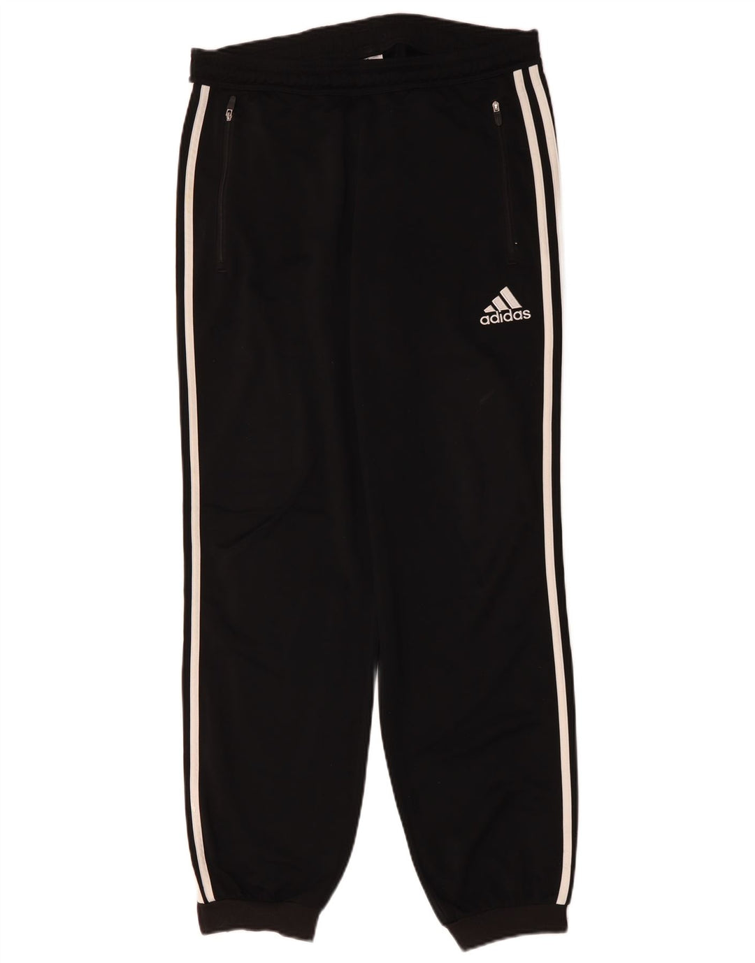 Adidas Mens Treino Calças Joggers Pequeno Poliéster Preto
