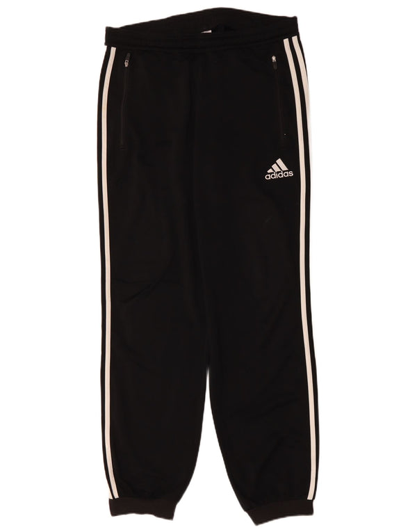 Adidas Mens Treino Calças Joggers Pequeno Poliéster Preto