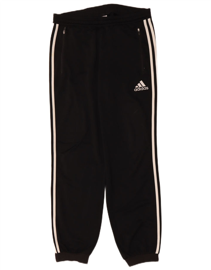 Adidas Mens Treino Calças Joggers Pequeno Poliéster Preto