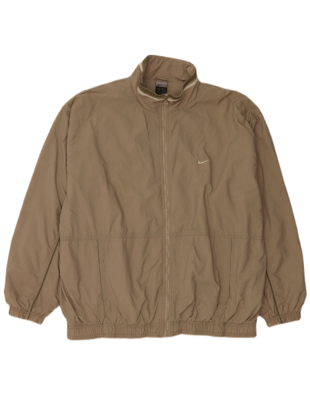 Jaqueta Bomber Masculina Nike UK 45/47 XL Cáqui Nylon