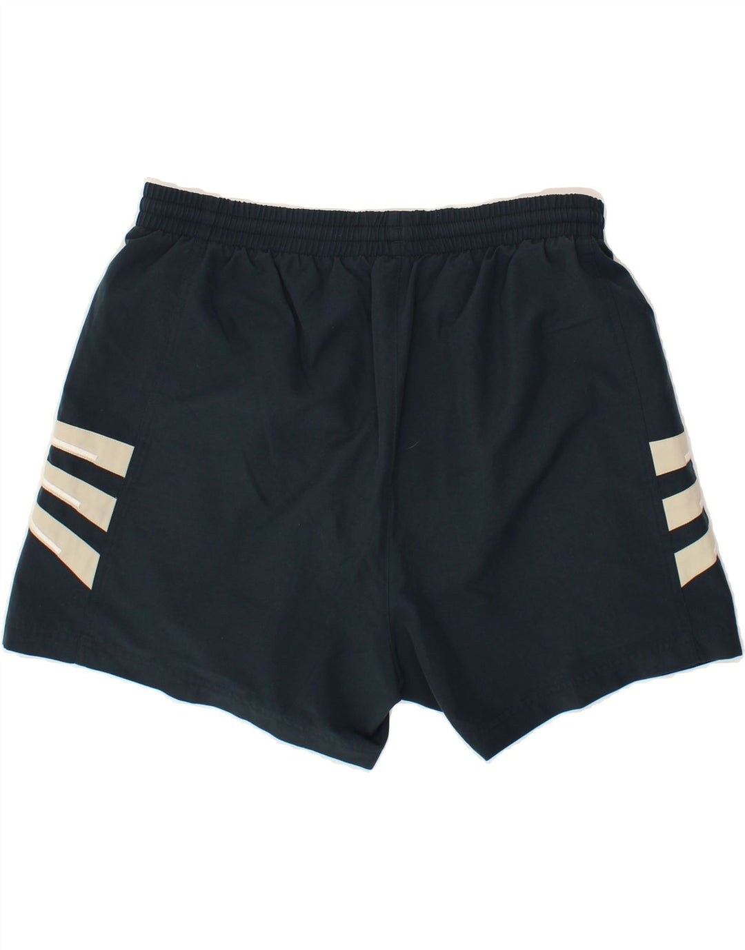 Shorts esportivos gráficos masculinos ADIDAS grande poliéster listrado azul marinho