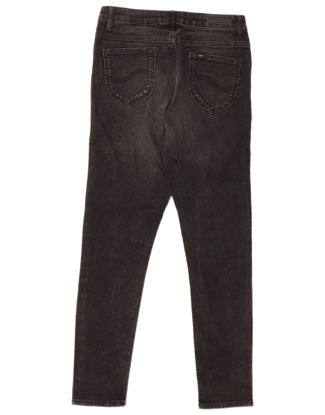 Calça jeans skinny feminina LEE W28 L27 algodão preto