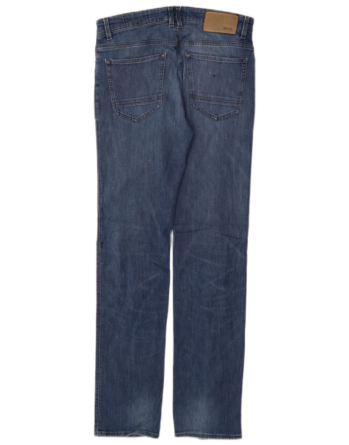HUGO BOSS Jeans Slim Feminino W30 L32 Azul Algodão