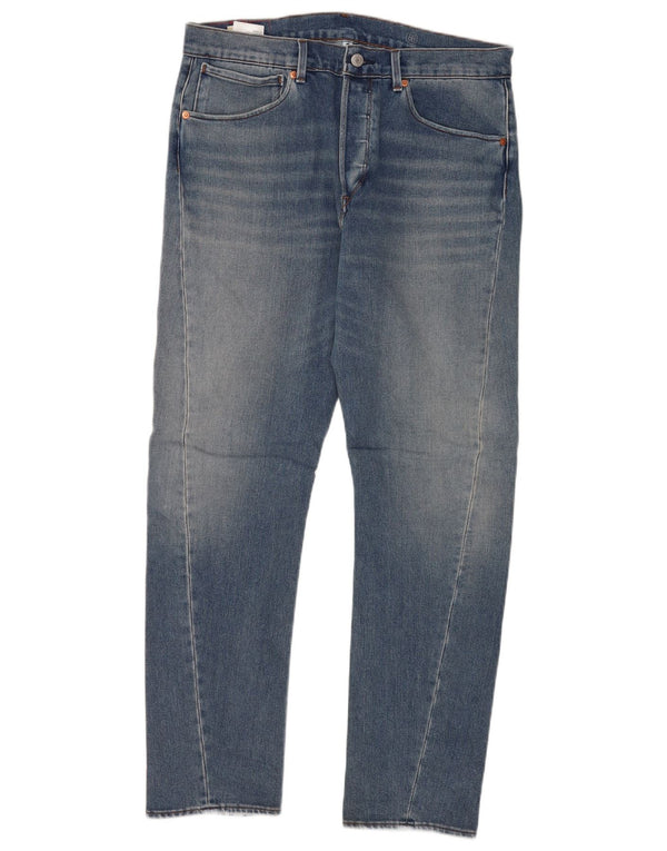 Levi's Masculino 502 Tapered Jeans W33 L32 Azul Algodão