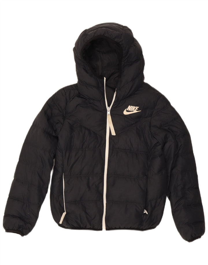 Jaqueta Nike Feminina Oversized com Capuz Reversível Acolchoada UK 6 XS Preto