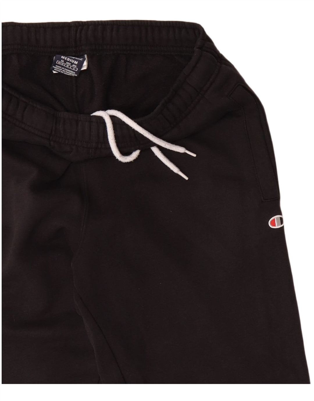 Calça esportiva masculina Champion Joggers médio algodão preto