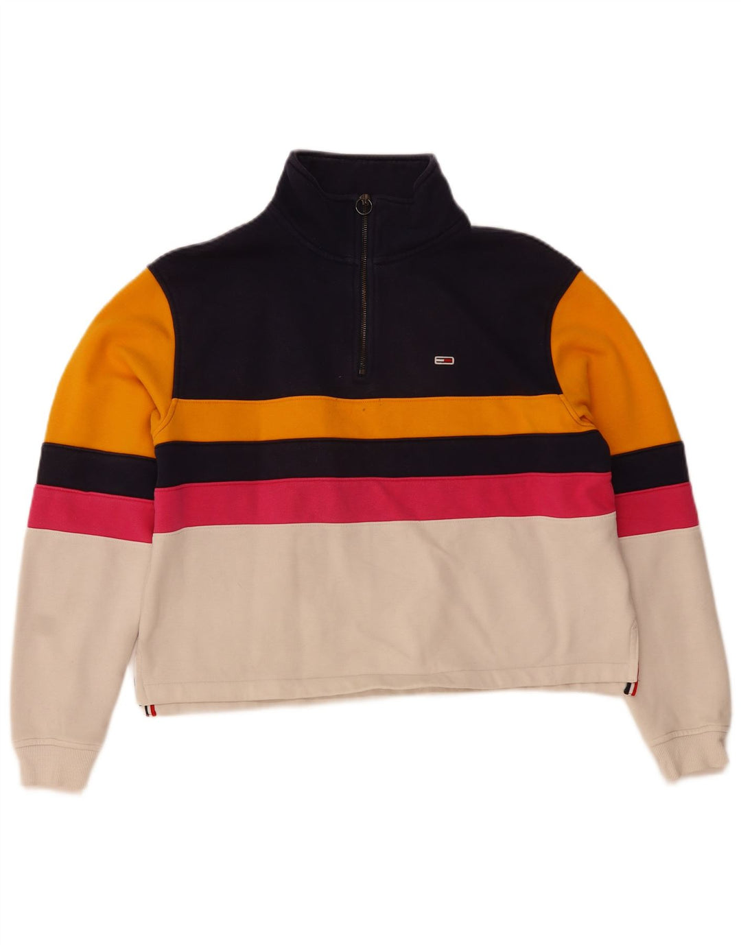 Tommy Hilfiger Suéter Crop Feminino UK 18 XL Multicolorido