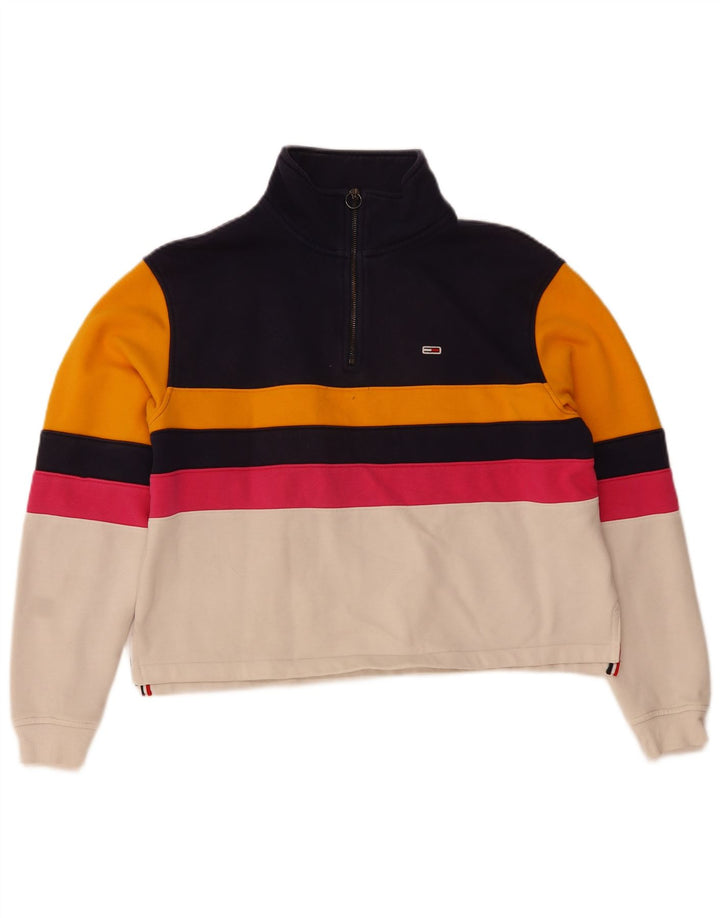 Tommy Hilfiger Suéter Crop Feminino UK 18 XL Multicolorido