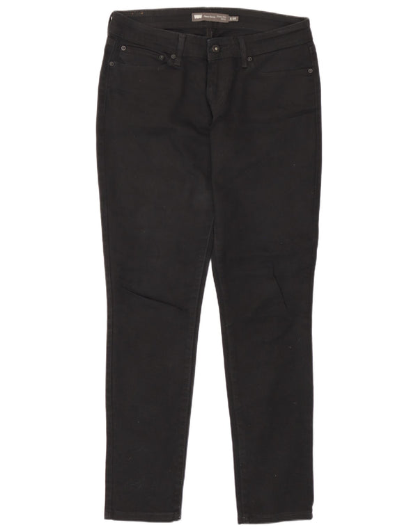 Calça jeans feminina Levi's Demi Curve Modern Rise Skinny US 6 Médio W28 L30 Preto
