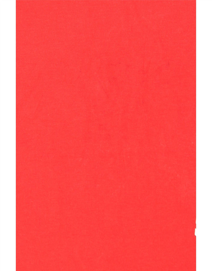 Puma Mens Graphic T-Shirt Top Pequeno Algodão Vermelho