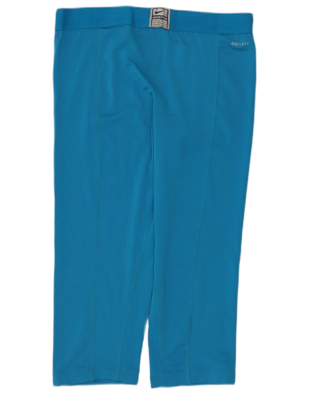 Calça legging feminina Nike Dri Fit Capri UK 14 grande azul poliéster