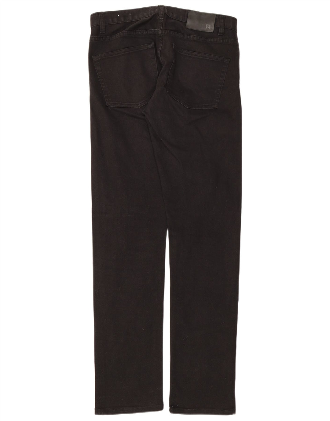 Jeans Shacket Slim Feminino Reiss W30 L33 Algodão Preto